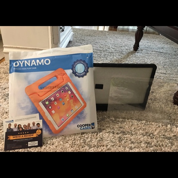 iPad rubber Cary case!! No worries!! Durable!! - Picture 2 of 10